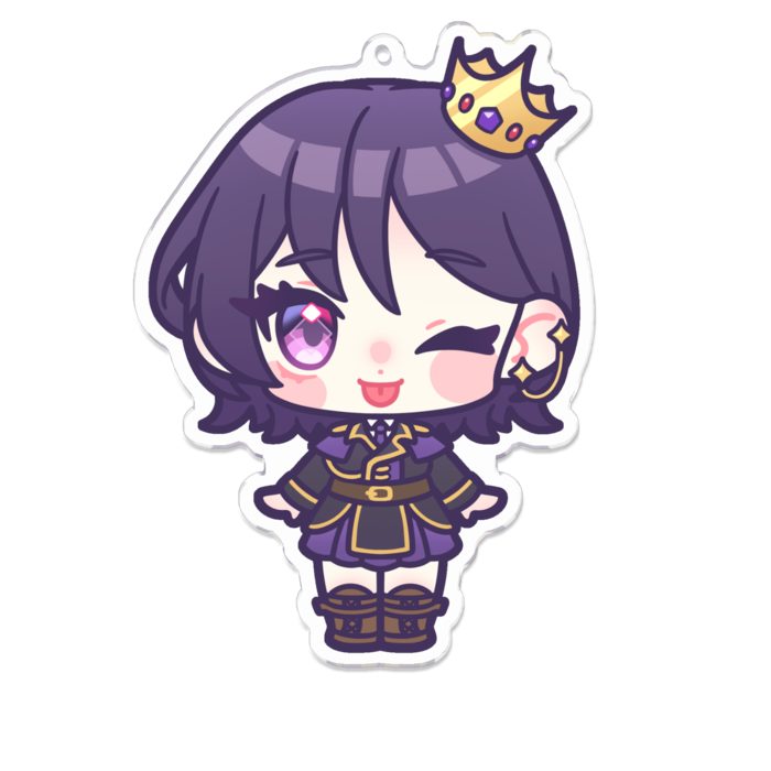 アクリルキーホルダー - 100 x 100 (mm)