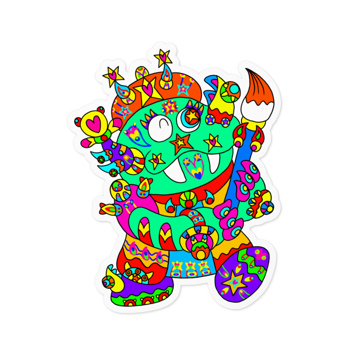 ステッカー - 100 x 100 (mm)