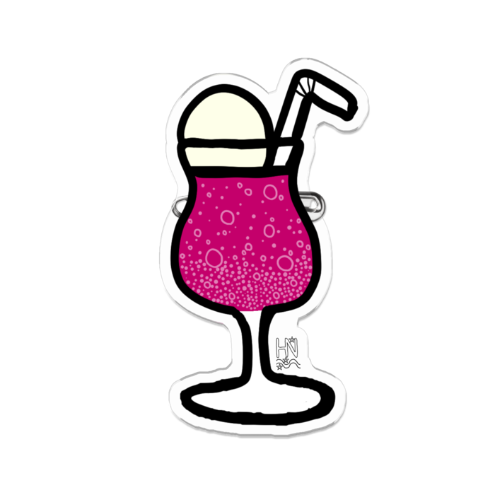 アクリルバッジ - 70 x 70 (mm)