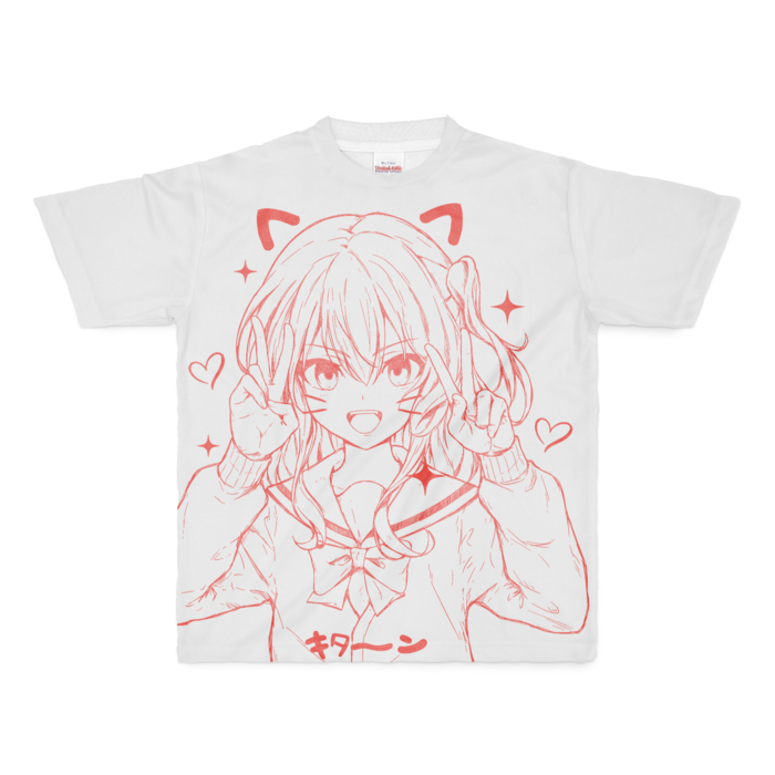 フルグラフィックTシャツ - M - 正面印刷のみ