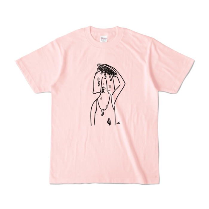 カラーTシャツ - S - ライトピンク (淡色)