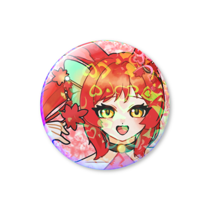 紅兎・ホログラム缶バッジ - 32mm