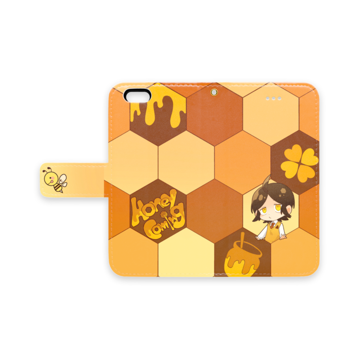 手帳型iPhoneケース - iPhone 6 / 6s - ストラップ穴 あり