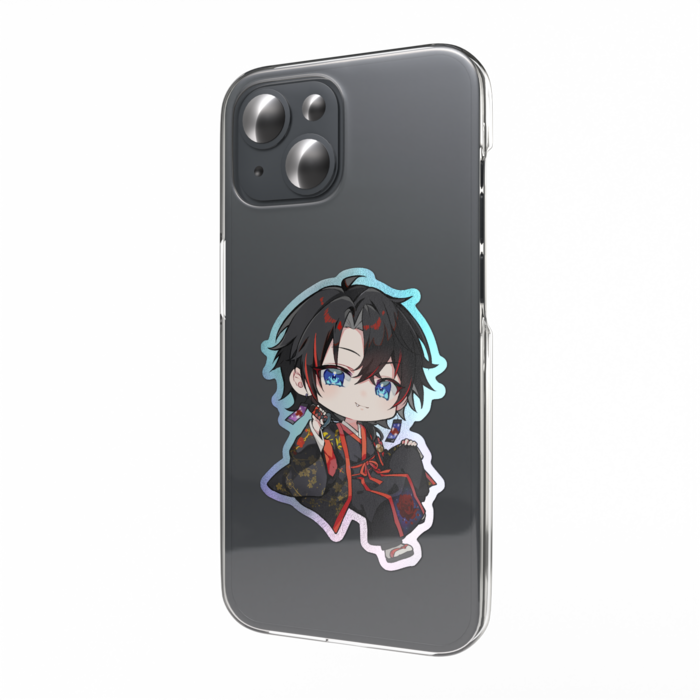 オーロラスマホステッカー - 縦