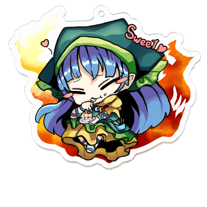 アクリルキーホルダー - 70 x 70 (mm)