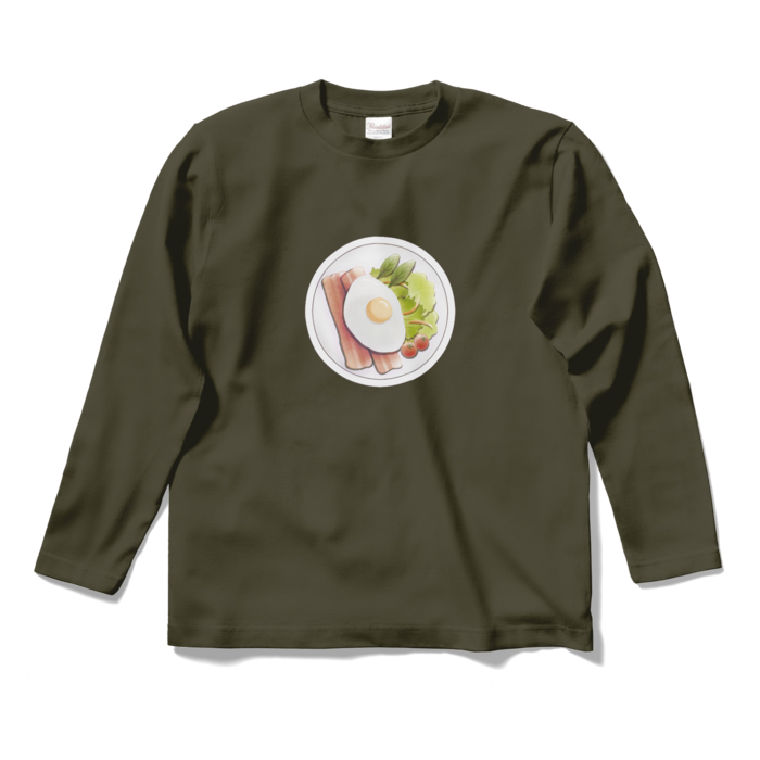 ロングスリーブTシャツ アーミーグリーン S