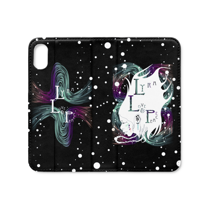 手帳型iPhoneケース(ベルトなし) - iPhone XS / X - ストラップ穴 なし