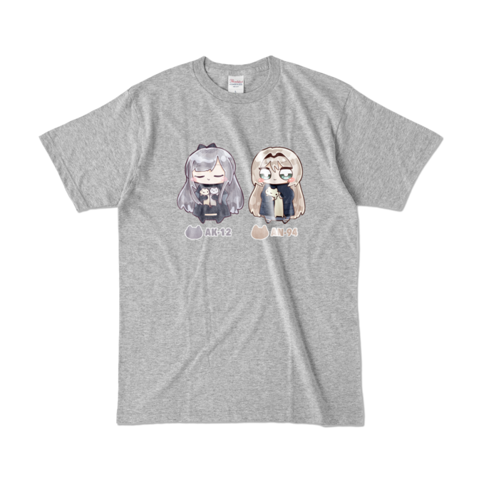 カラーTシャツ - L - 杢グレー