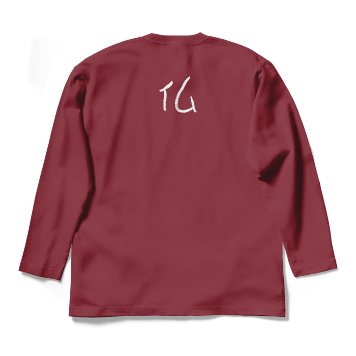 ロングスリーブTシャツ - L - バーガンディ