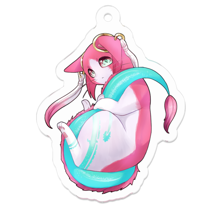 アクリルキーホルダー - 50 x 50 (mm)