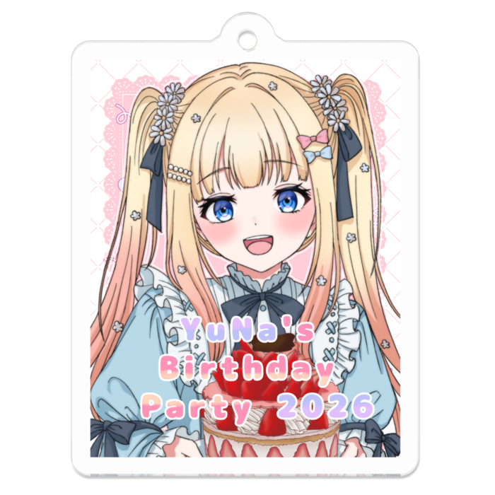 アクリルキーホルダー - 50 x 50 (mm)