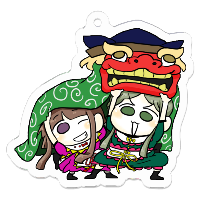 アクリルキーホルダー - 50 x 50 (mm)