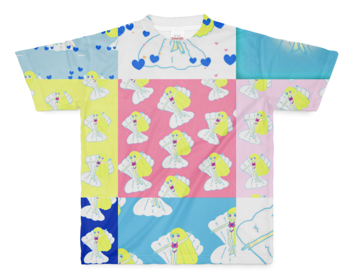 フルグラフィックTシャツ - M - 正面印刷のみ