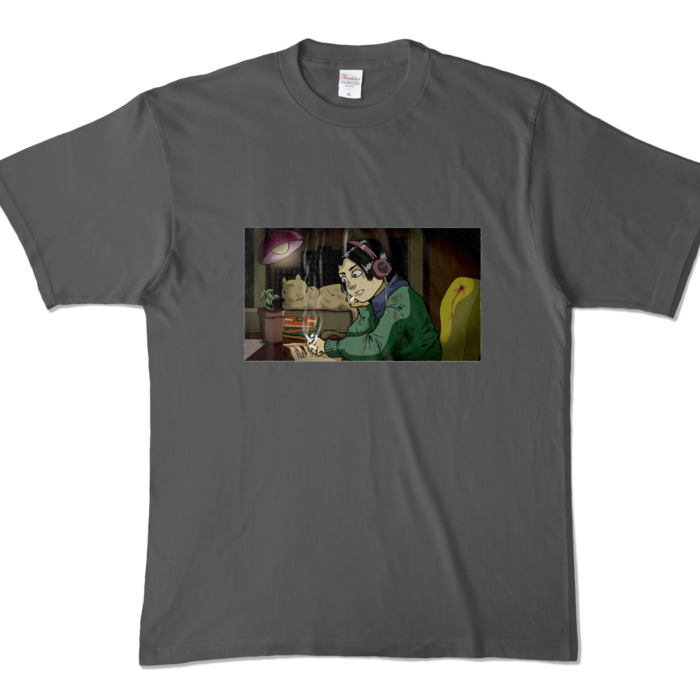 カラーTシャツ - XL - チャコール (濃色)