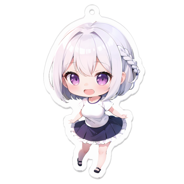 アクリルキーホルダー - 70 x 70 (mm)