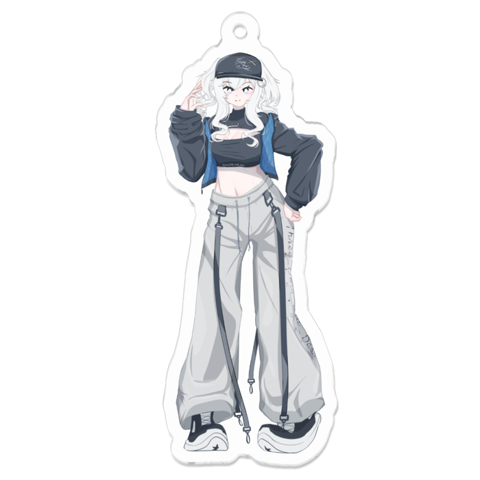 アクリルキーホルダー - 70 x 70 (mm)