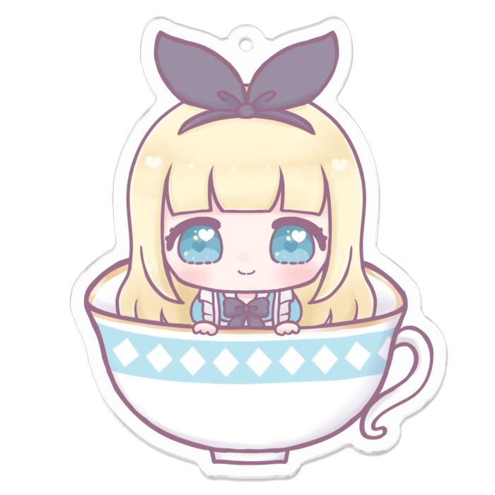 アクリルキーホルダー - 70 x 70 (mm)