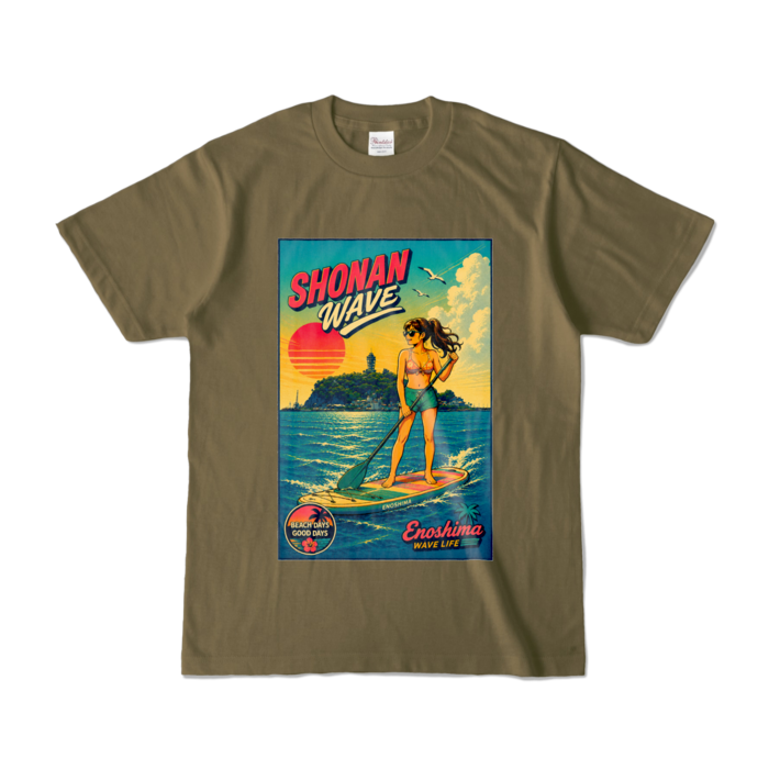 カラーTシャツ - S - オリーブ (濃色)