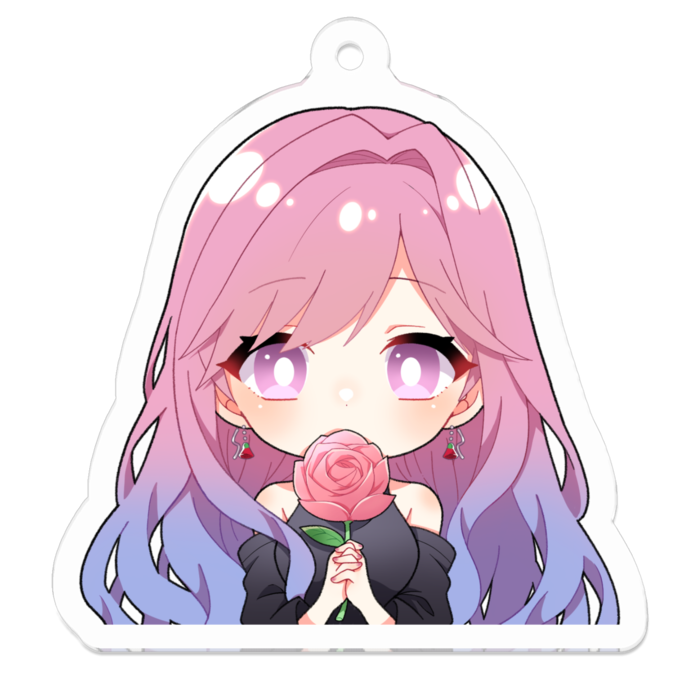 アクリルキーホルダー - 50 x 50 (mm)