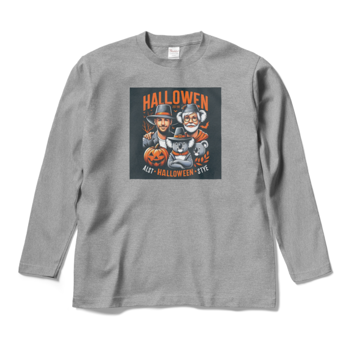 ロングスリーブTシャツ - M - 杢グレー