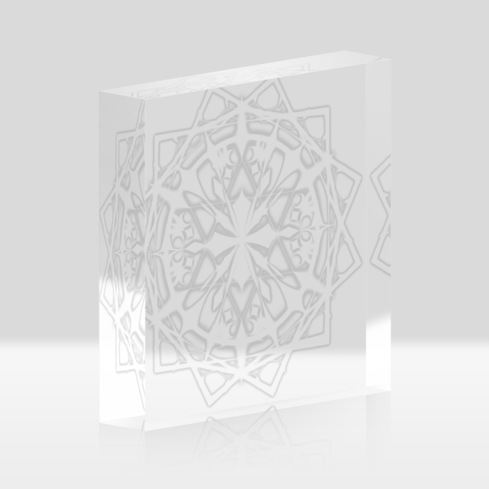 アクリルブロック - 100x100mm