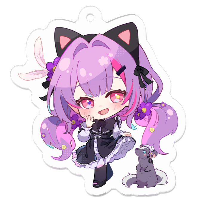 アクリルキーホルダー - 50 x 50 (mm)