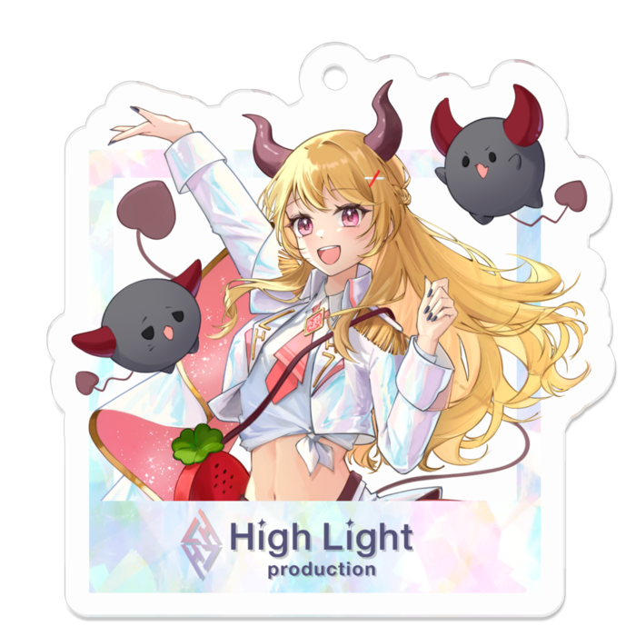 アクリルキーホルダー - 50 x 50 (mm)