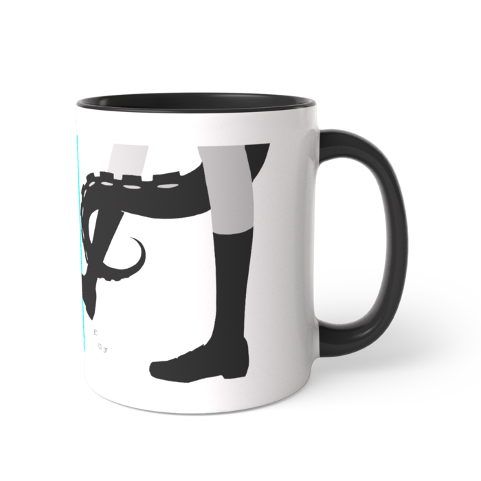 ツートンカラーマグカップ - 直径 8.2cm / 高さ 9.5cm