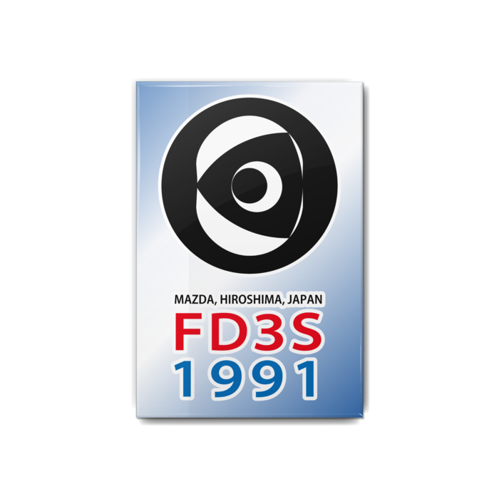 FD3S　缶バッジ - 54x80mm