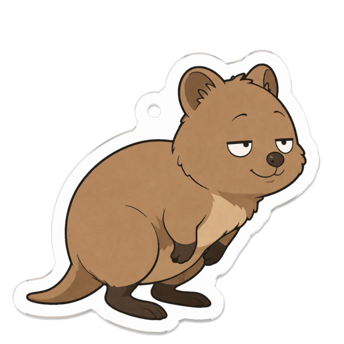 アクリルキーホルダー - 50 x 50 (mm)