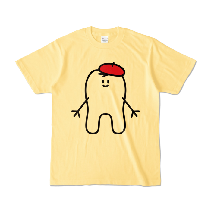 カラーTシャツ - S - ライトイエロー (淡色)