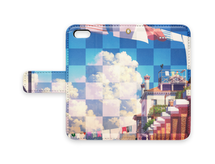 手帳型iPhoneケース - iPhone 5 / 5s / SE - ストラップ穴 あり