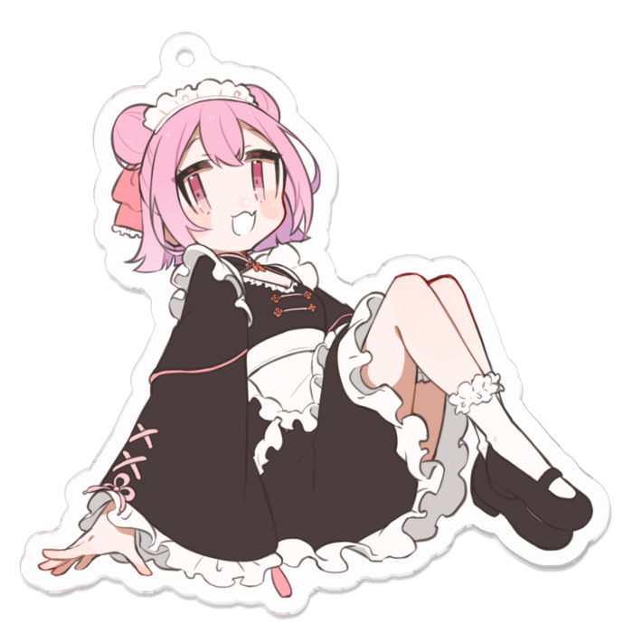 【わくわく】アクリルキーホルダー - 70 x 70 (mm)