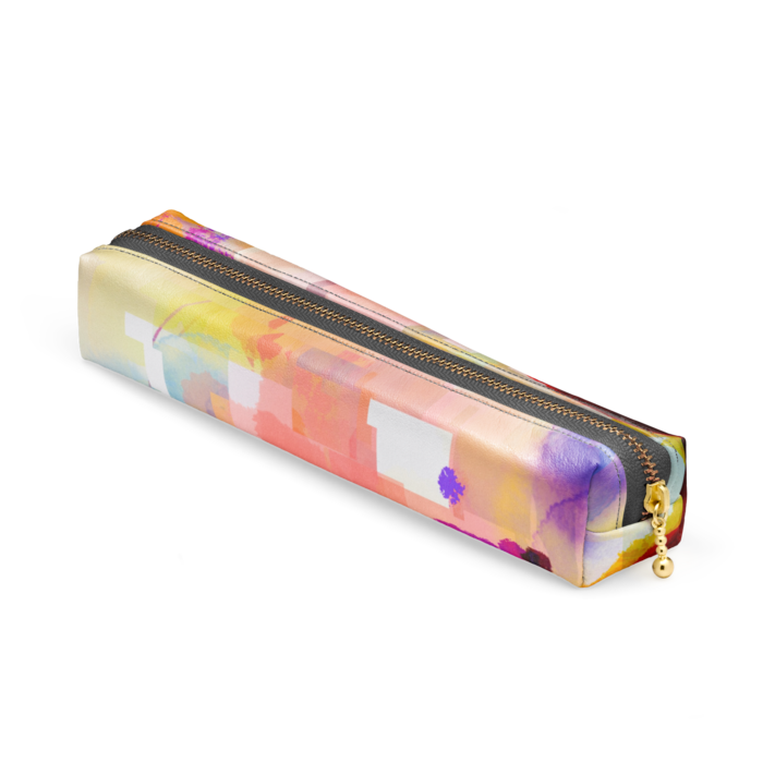 ペンケース - 20 x 4 x 4cm - ブラック