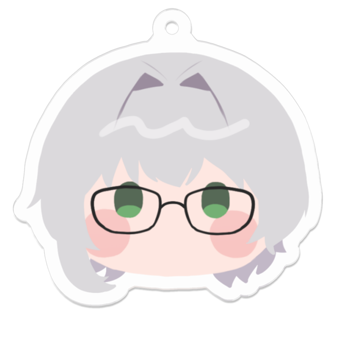 アクリルキーホルダー - 50 x 50 (mm)