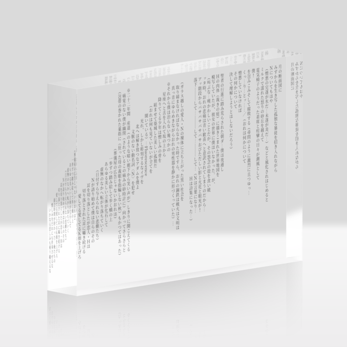 アクリルブロック - 148x100mm