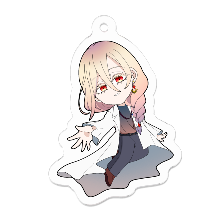 アクリルキーホルダー - 50 x 50 (mm)