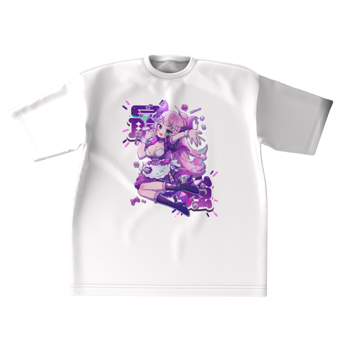 白ビッグシルエットTシャツ - XL - 正面(1)