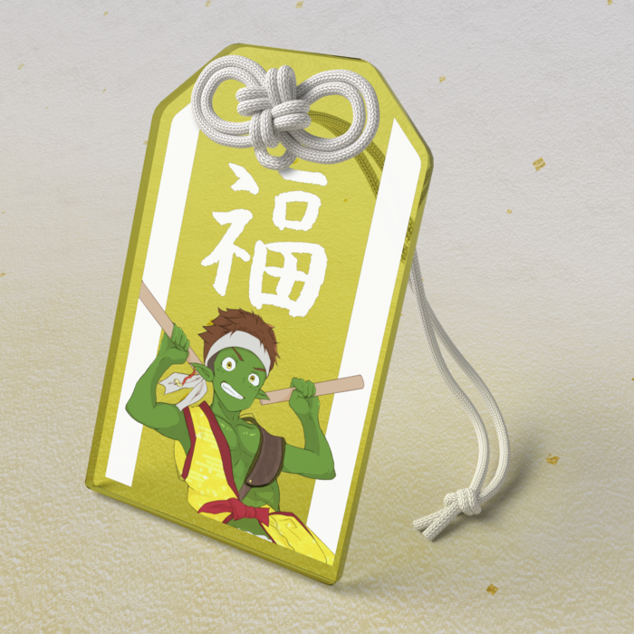 アクリルお守り - 50 × 80mm