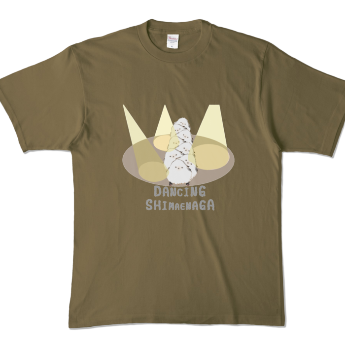 カラーTシャツ - XL - オリーブ (濃色)