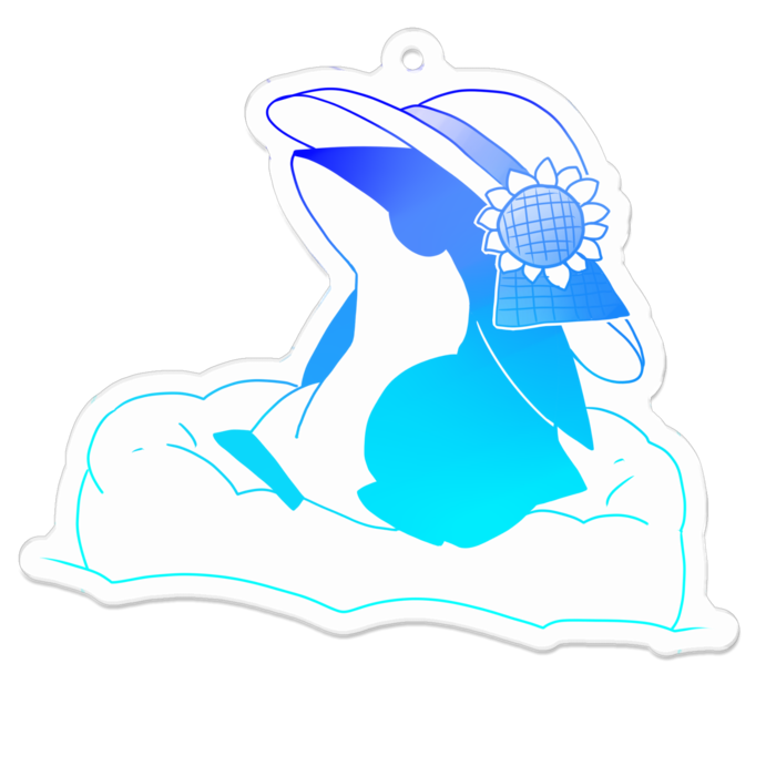 アクリルキーホルダー - 70 x 70 (mm)