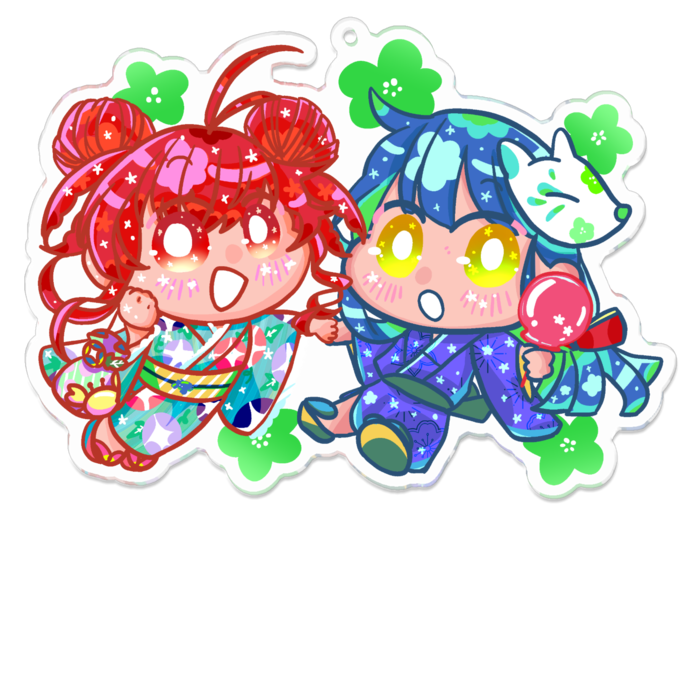 アクリルキーホルダー - 100 x 100 (mm)