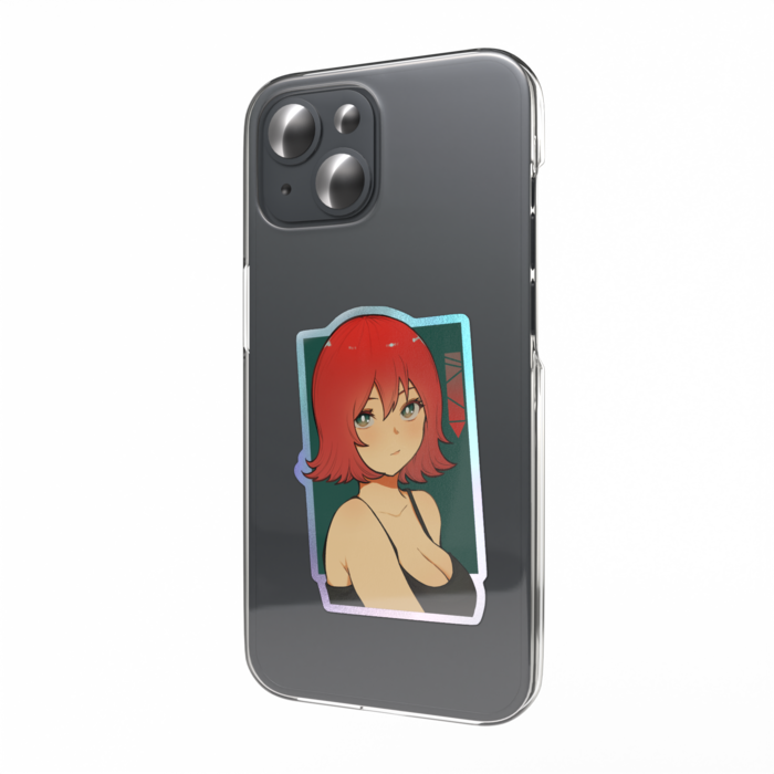 オーロラスマホステッカー - 縦