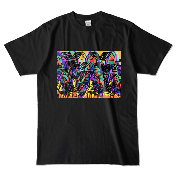 カラーTシャツ - L - ブラック (濃色)