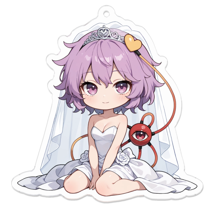 アクリルキーホルダー - 70 x 70 (mm)(キャラのみ)