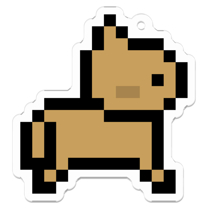 アクリルキーホルダー - 50 x 50 (mm)