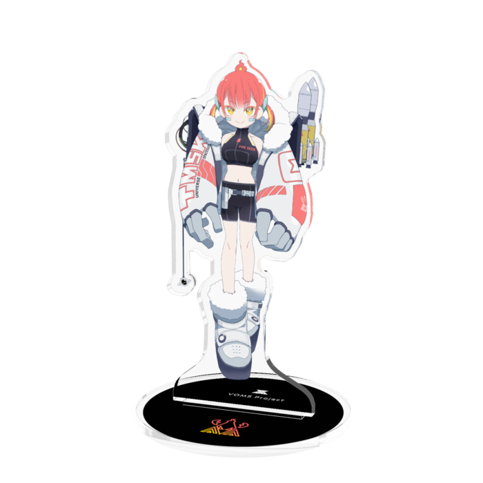 緋笠トモシカ "宇宙服のすがた" アクリルフィギュア - 100x100mm