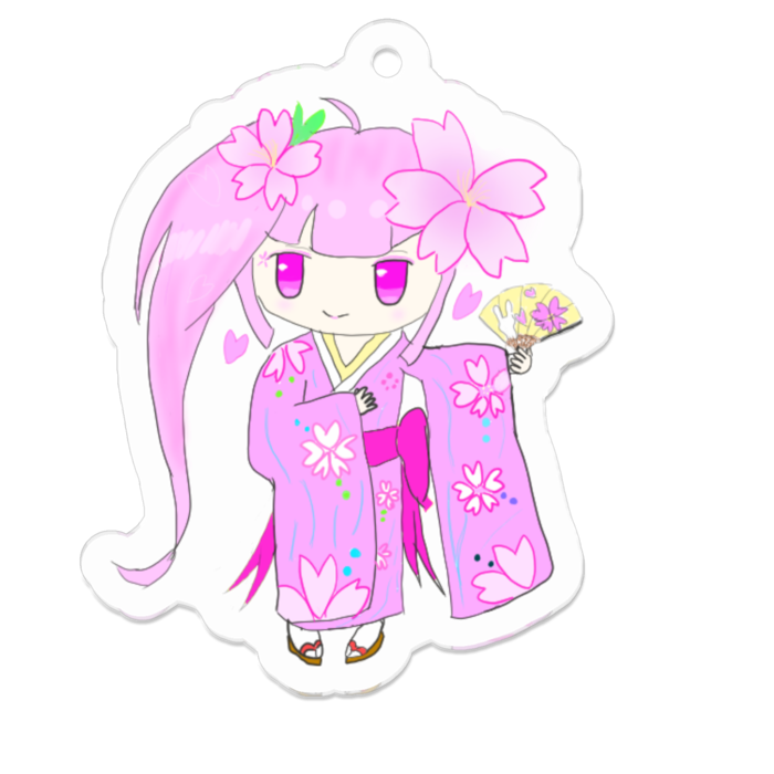 アクリルキーホルダー - 50 x 50 (mm)