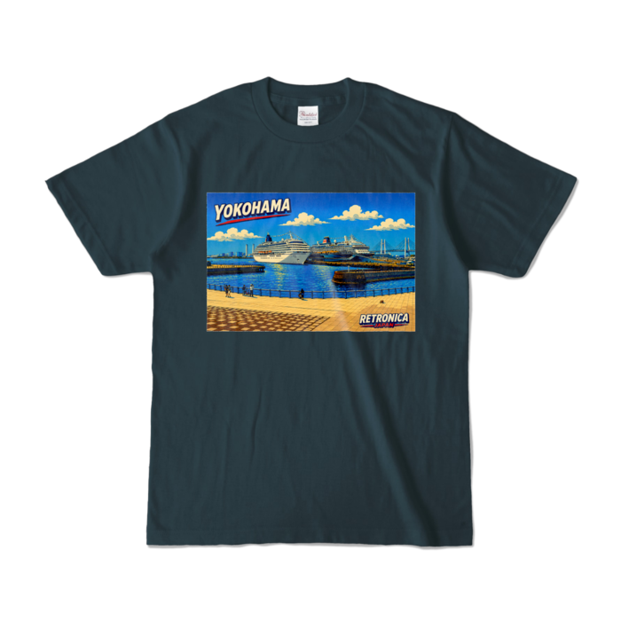 カラーTシャツ - S - デニム (濃色)