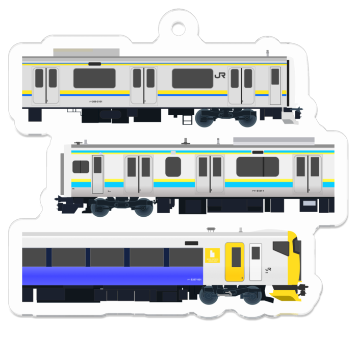 アクリルキーホルダー - 50 x 50 (mm)
